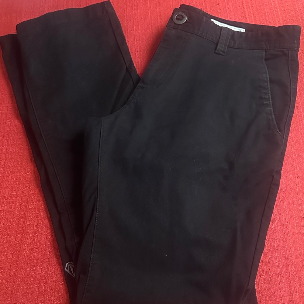Volcom Black Chinos